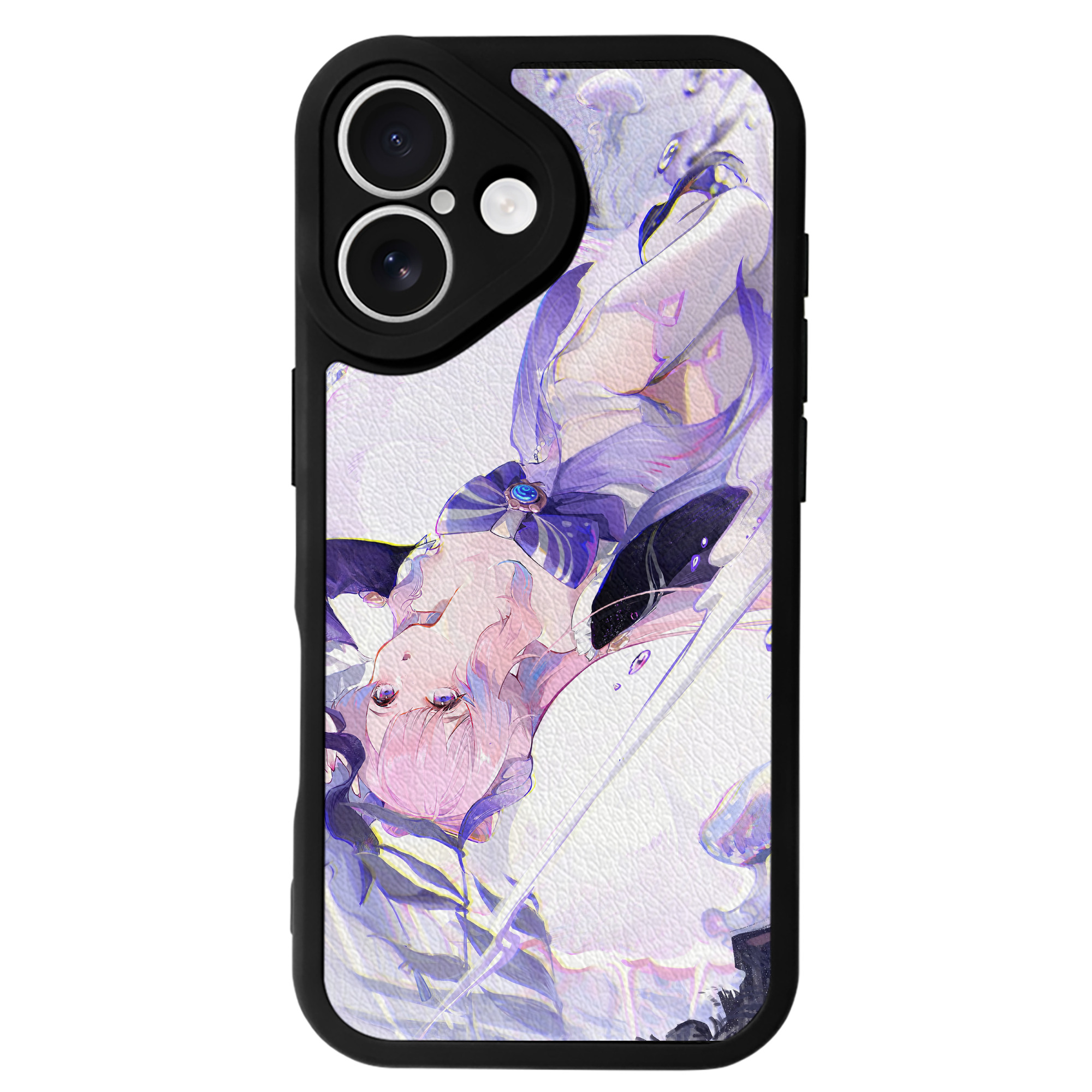 げんし神 genshin 【iPhone 16シリーズ対応】シリコンスマホケース（レザー調） 材質：シリコン